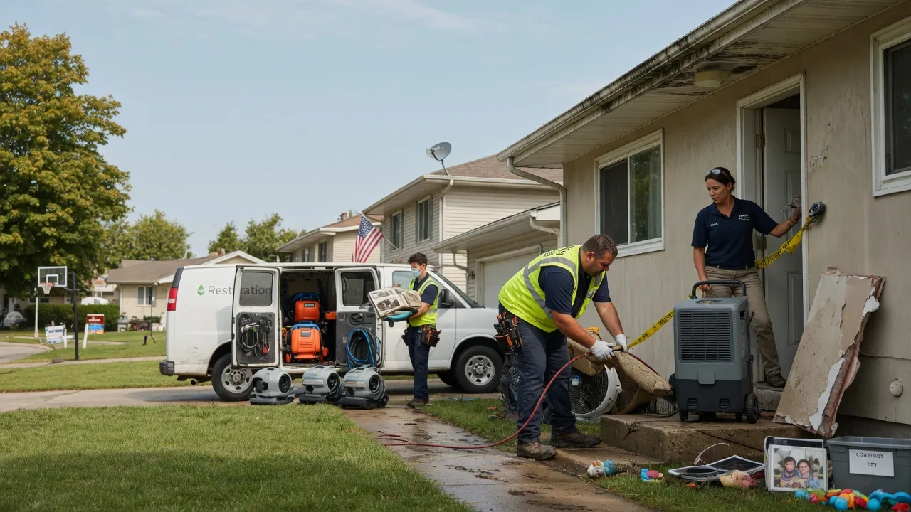 Water Damage Restoration in Long Island, KS near me